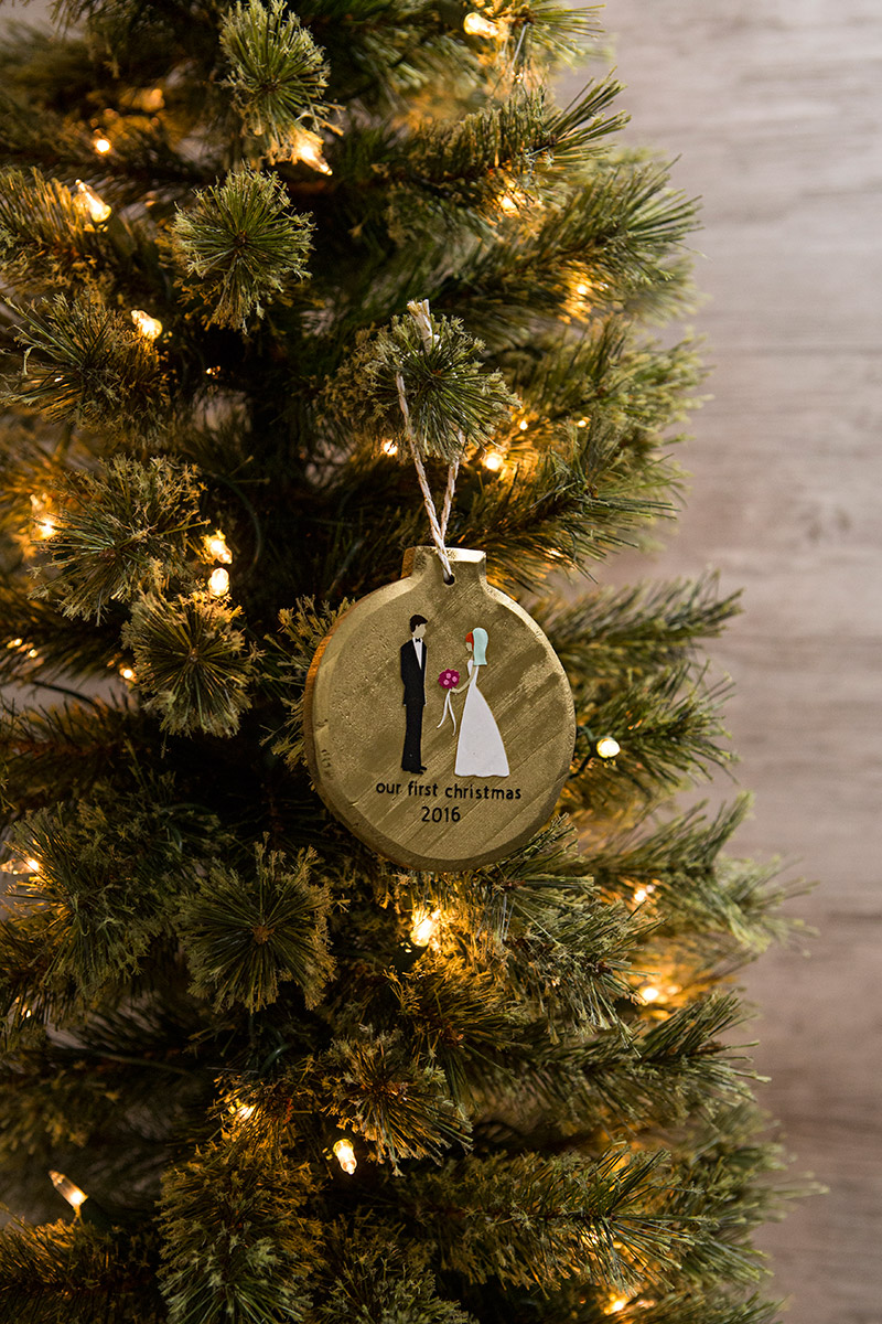 Download Diy Our First Christmas Ornament Cricut PSD Mockup Templates