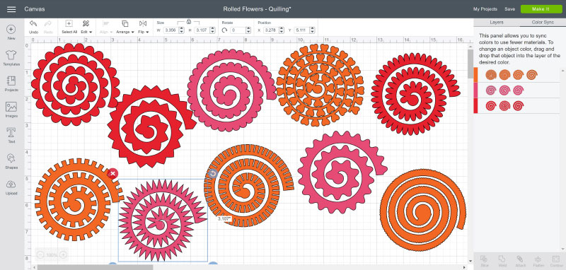 Download Make Rolled Flowers Using The Cricut Quilling Tool Cricut