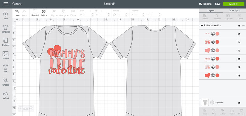 mommy's little valentine onesies