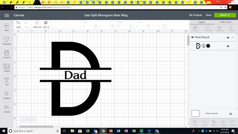 Download Make A Split Monogram For Father S Day Presents Cricut