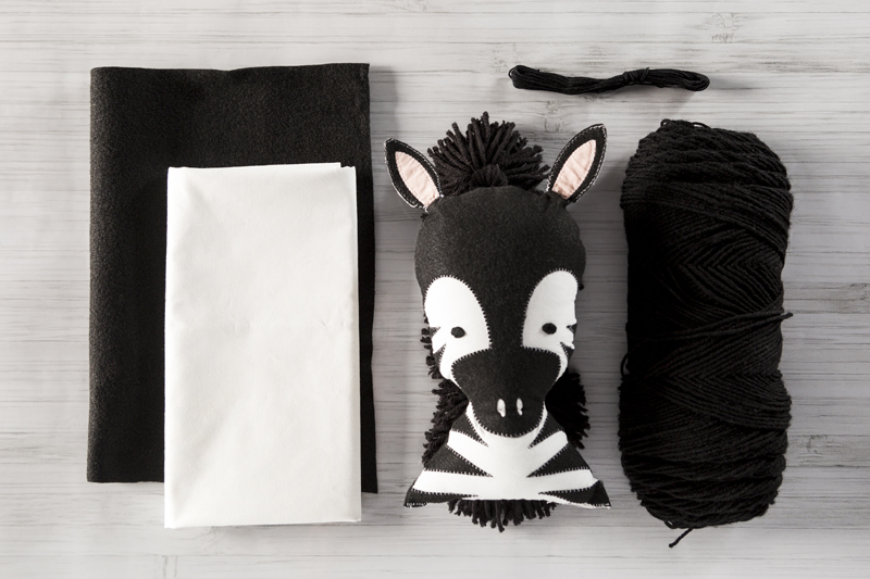 Materials Needed: Stuffed Zebra Tutorial