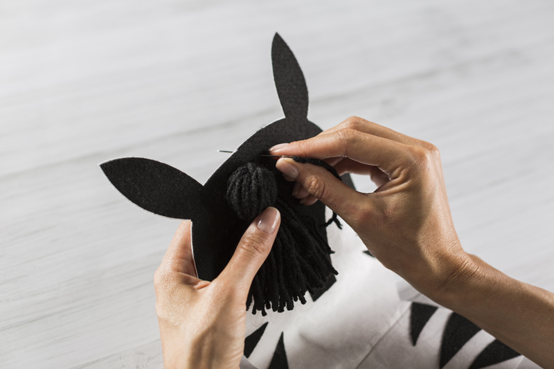 5: Tassels, Tassels and More Tassels! Stuffed Zebra Tutorial