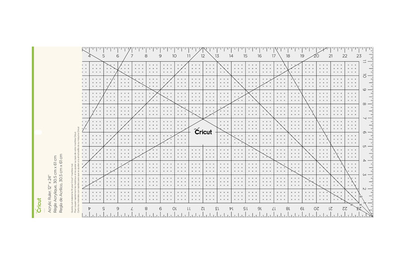 Acrylic Ruler, 12 x 24