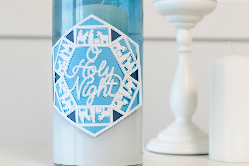 Snowflake Candle DIY Candle Gift Ideas With a Cricut