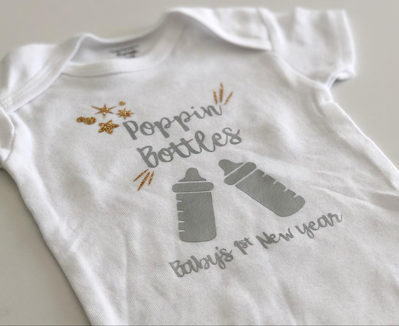 baby's 1st new years onesie