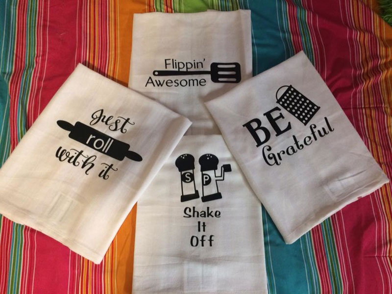 Cricut Community Favorites: Kitchen Towels Cricut Community Favorites: Kitchen Towels