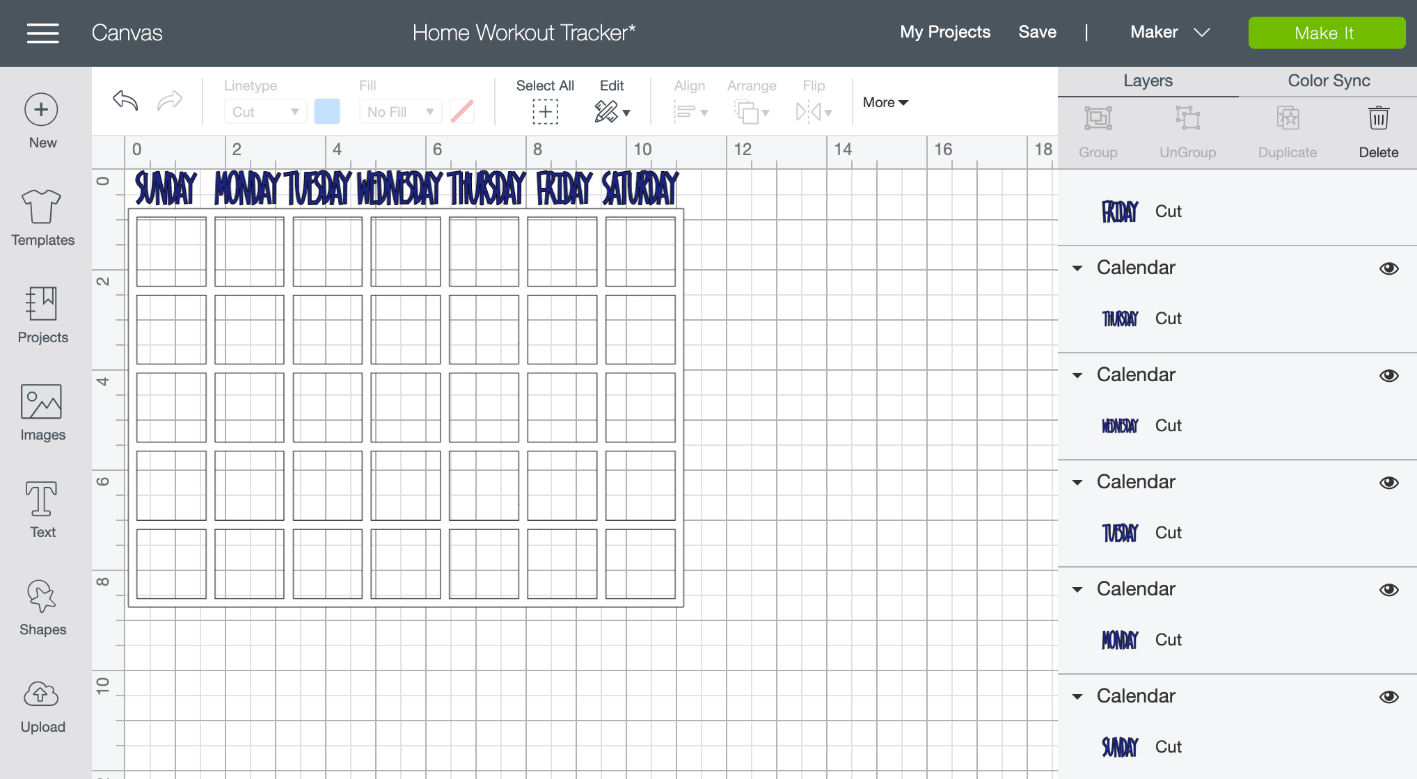 Fun, Easy Project to make with your Vinyl Scraps: At Home Workout Tracker At Home Workout Tracker
