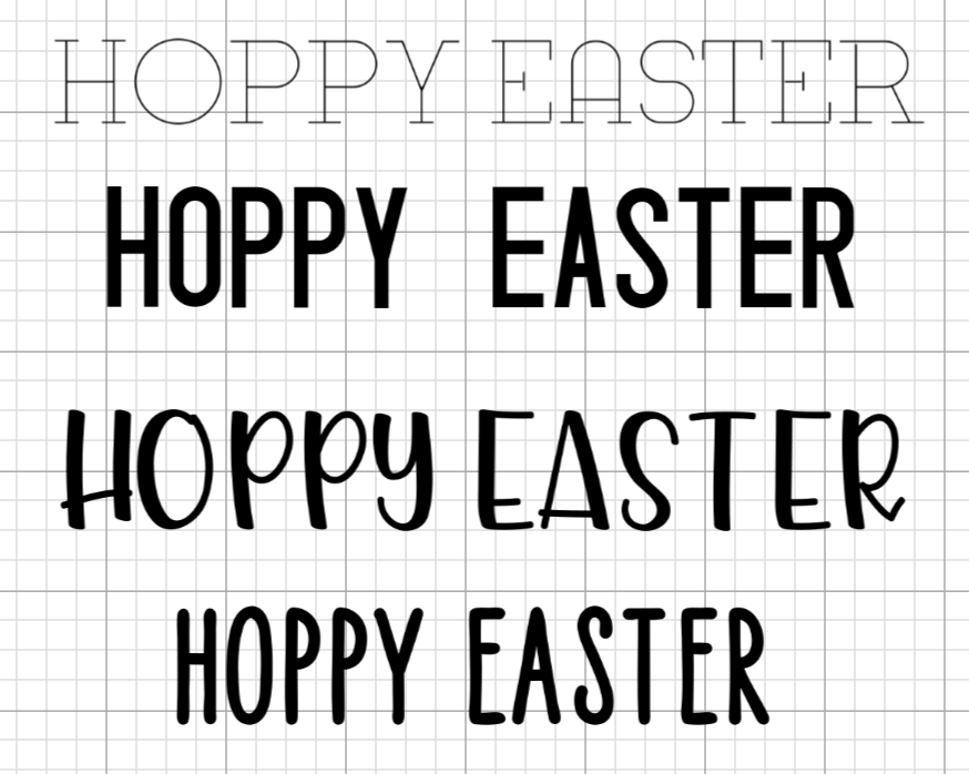 30minute Easter DIY project Hoppy Easter Cricut
