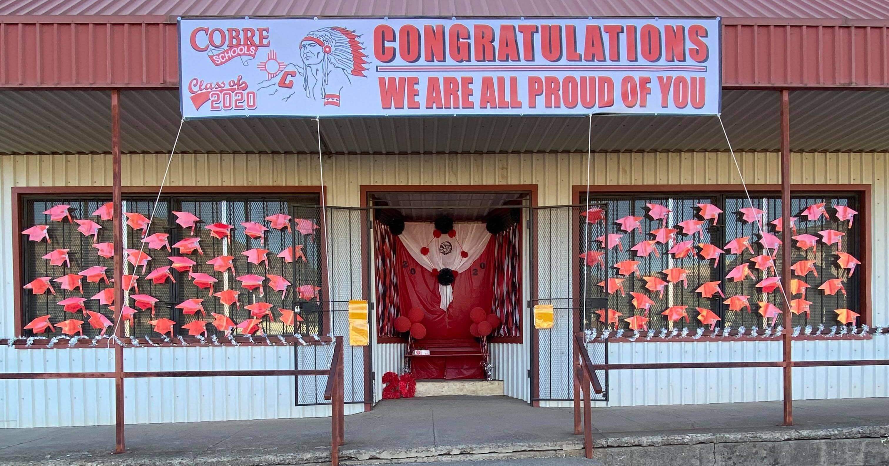 Anna Villalobos Graduation Storefront Photo Booth for Cobre High School Class of 2020