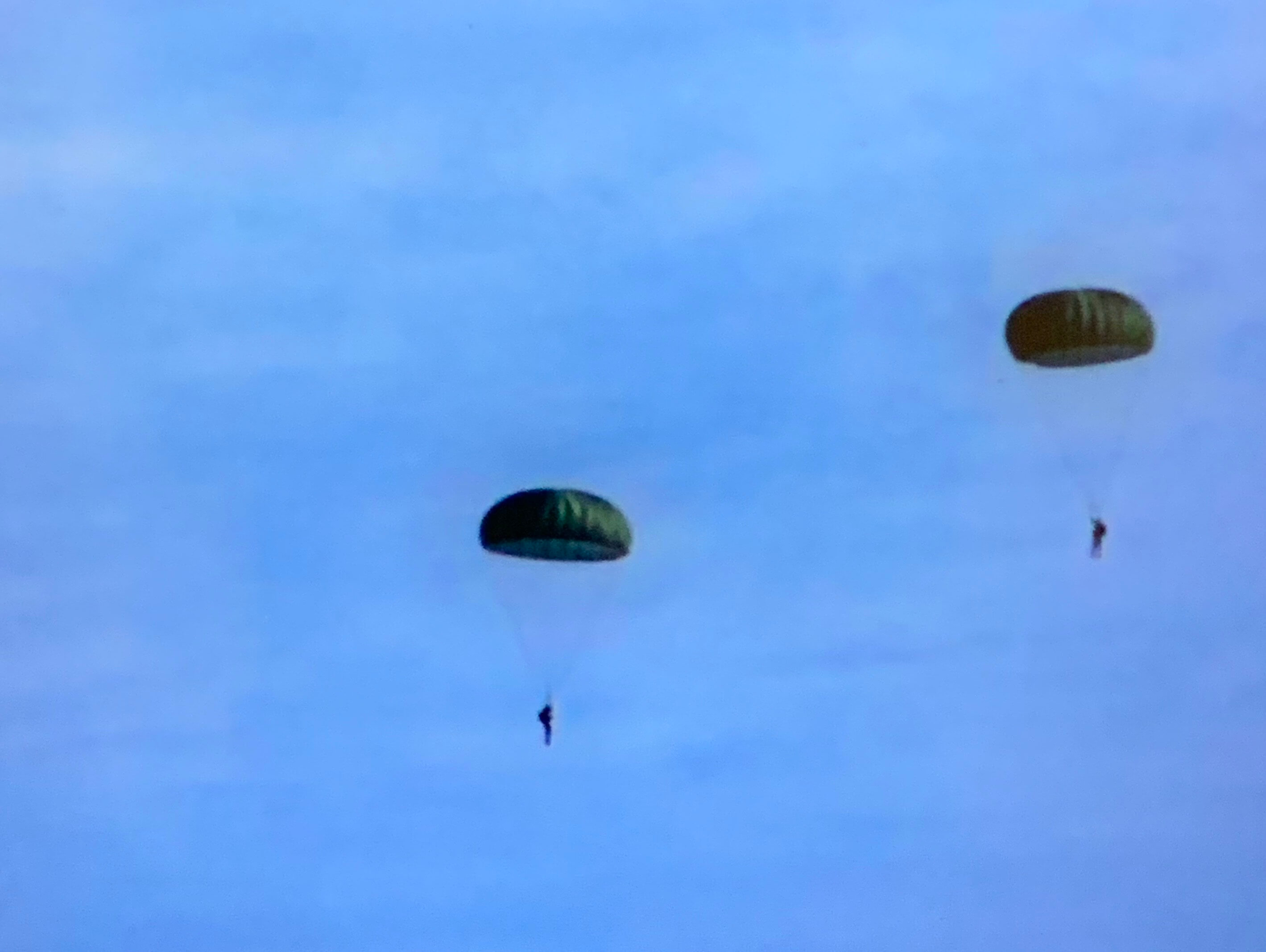 James Davis, Army Specialist, Parachuting