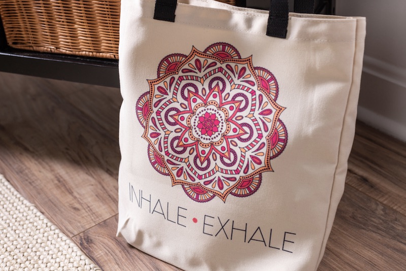 Personalized tote bag with Infusible Ink freehand pens and markers