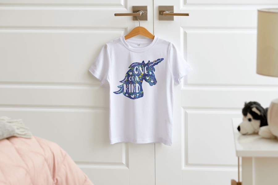 Custom toddler t-shirt made with infusible ink
