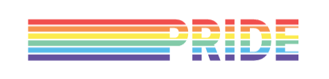 Pride word art from Cricut Pride image set