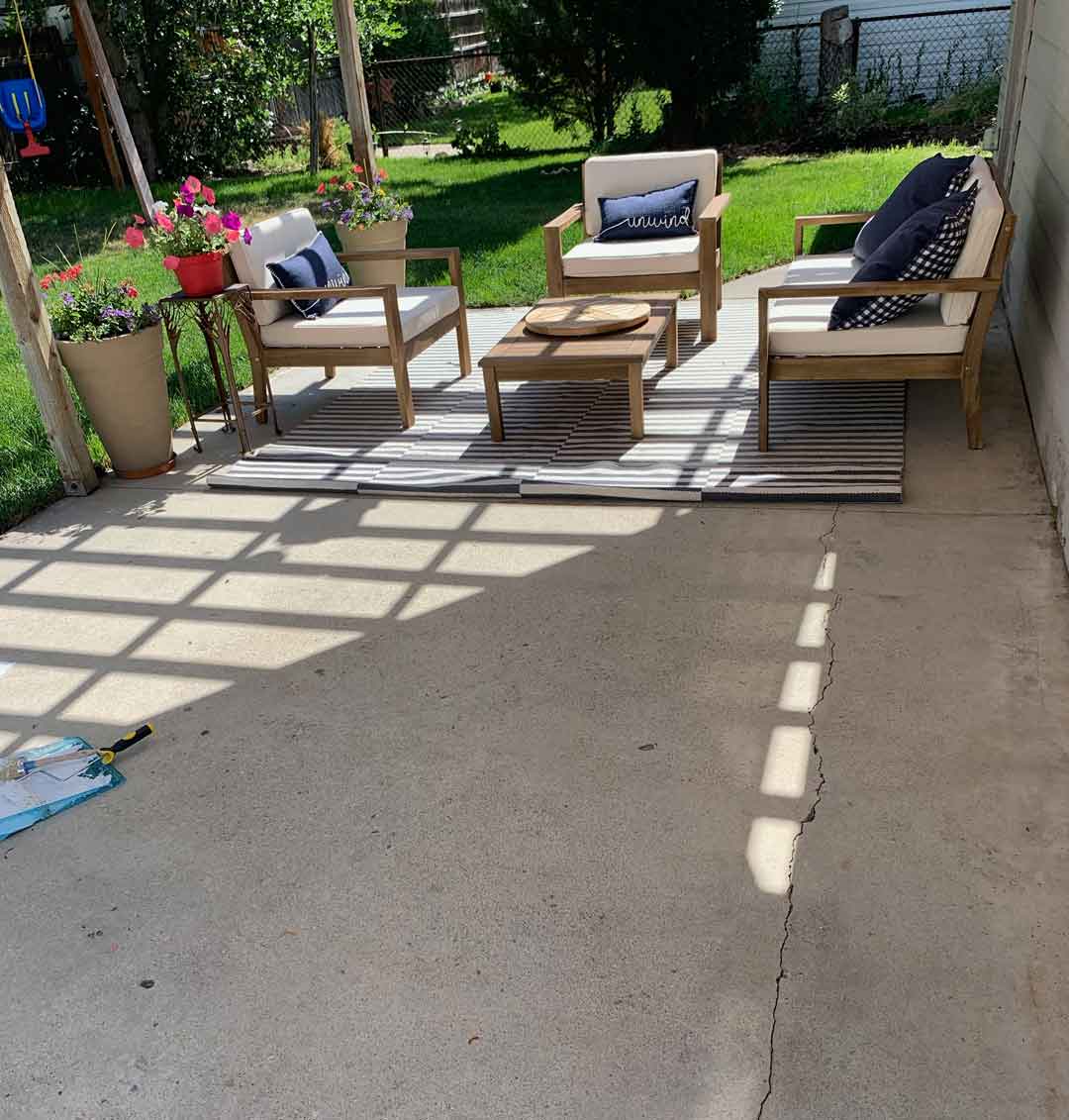 Cricut Stencil, Can You Put An Outdoor Rug On Stamped Concrete
