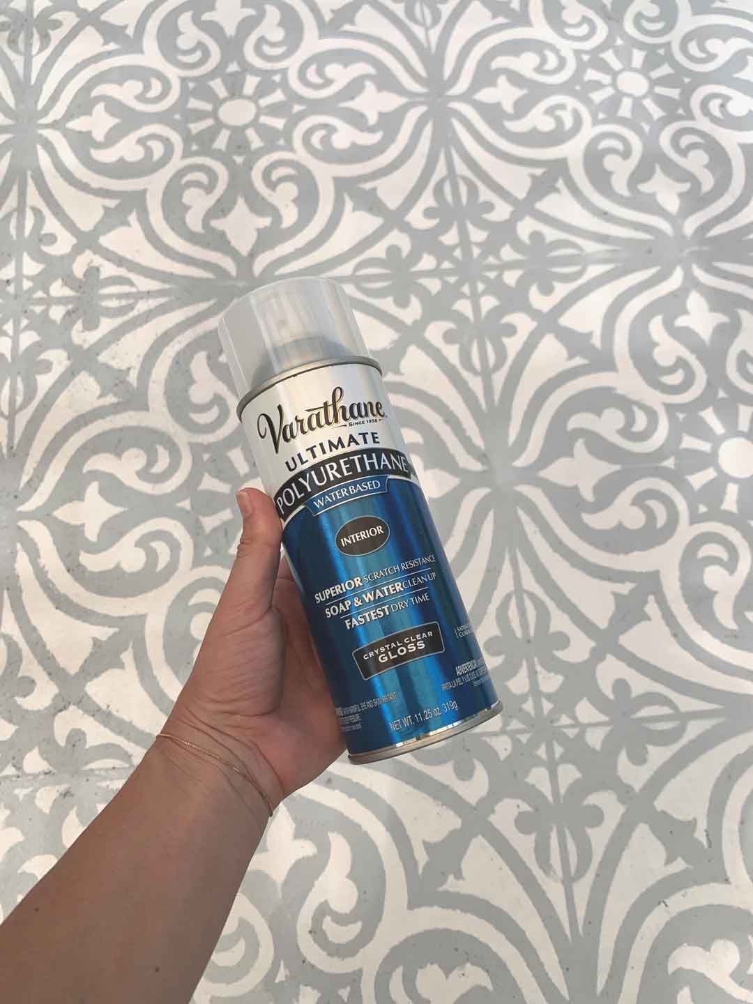 polyurethane spray for concrete rug