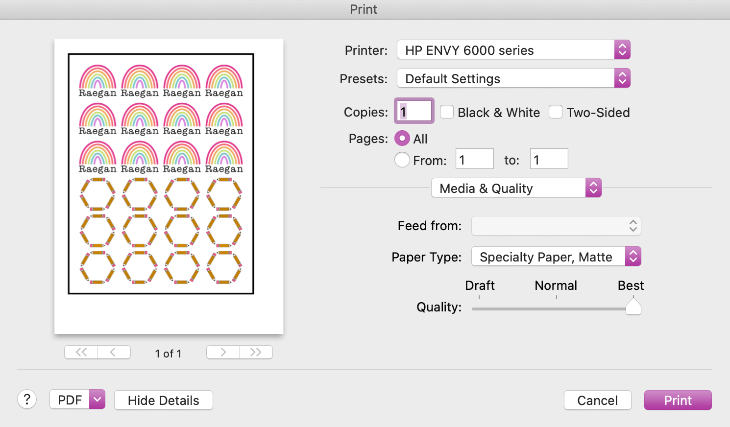 Devriez-vous réaliser vos étiquettes pour identifier les fournitures  scolaires avec du vinyle imprimable? - NeliDesign