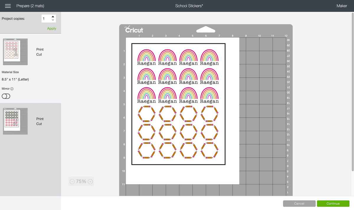 How to create personalized stickers for back-to-school – Cricut