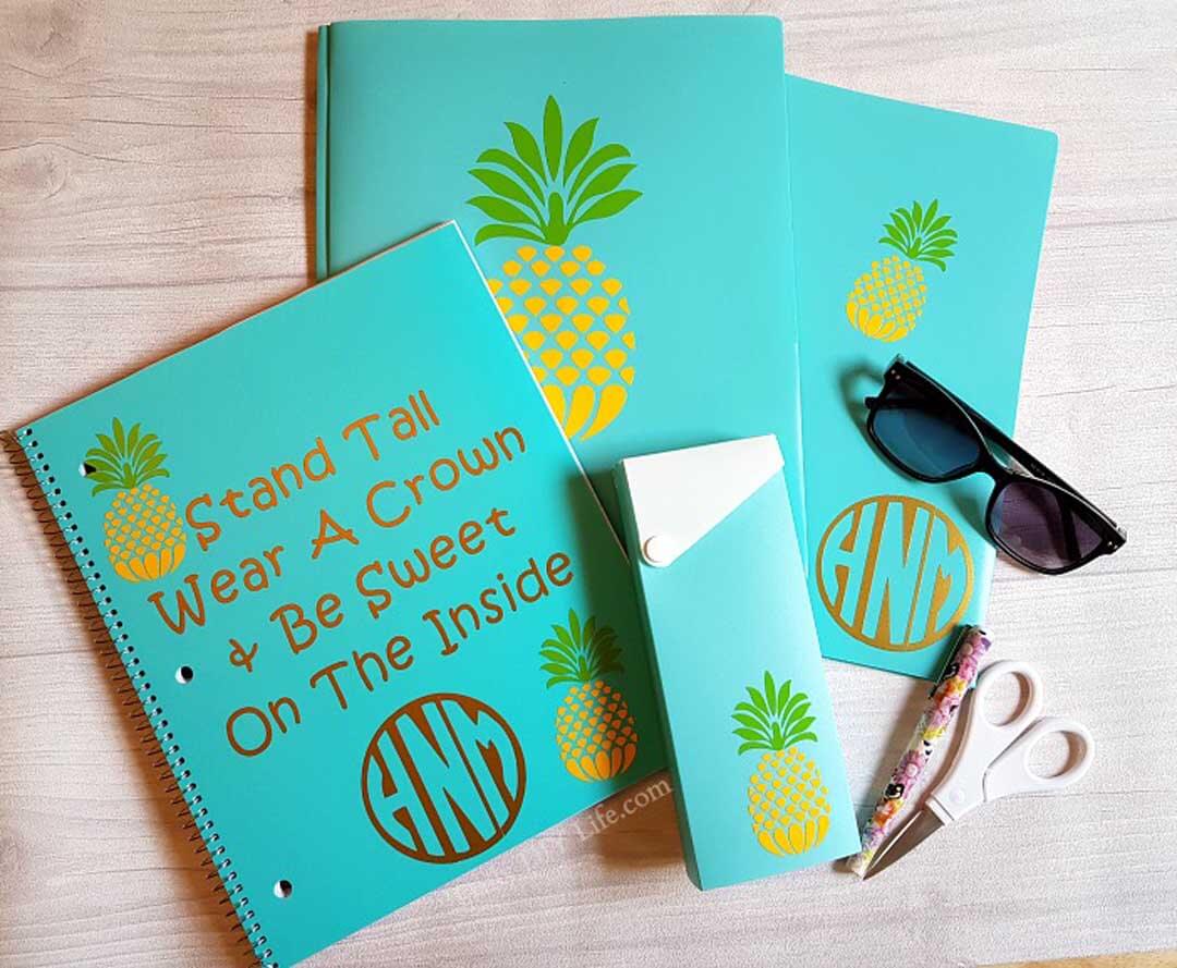 Cricut DIY: Personalize Back to School Supplies