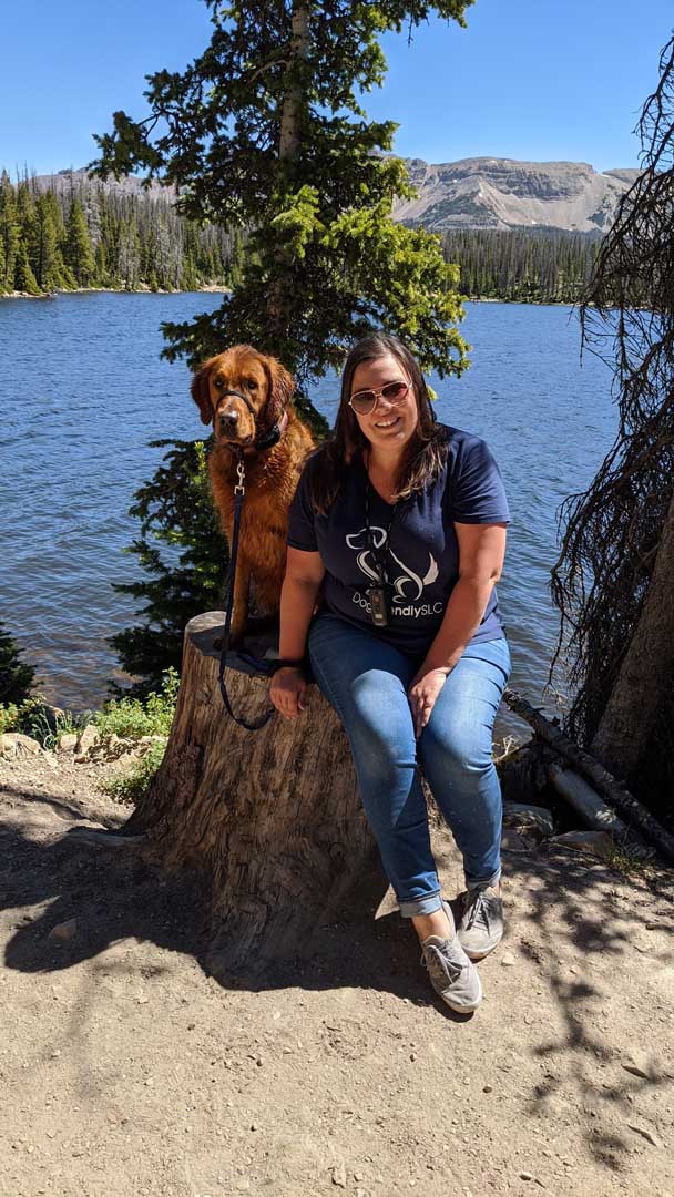 Brandy Chenoweth and Scout from Dog Friendly SLC