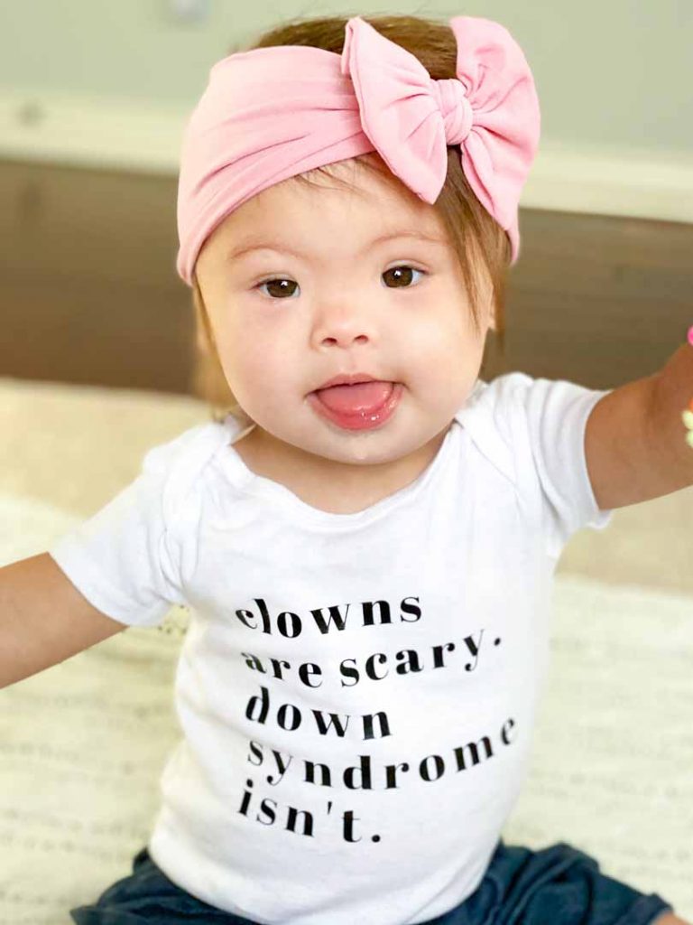 Baby Arabella - Clowns are scary but Down syndrome isn't shirt