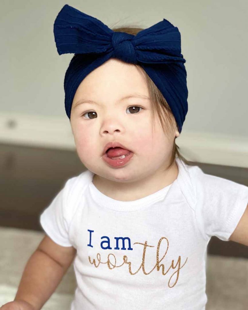 Baby Arabella - i am worthy shirt