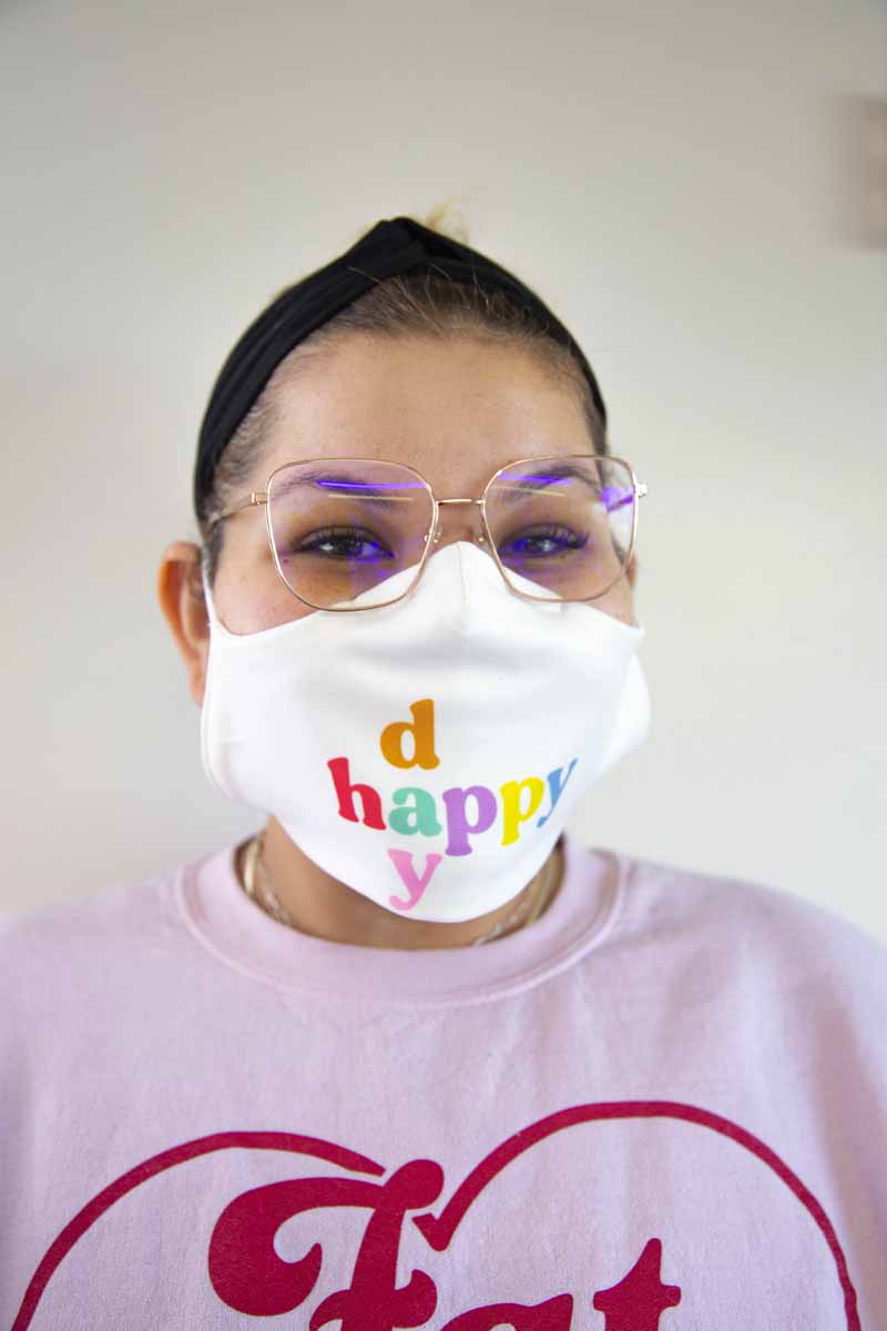 Ashley Nell Tipton - Happy Day face mask