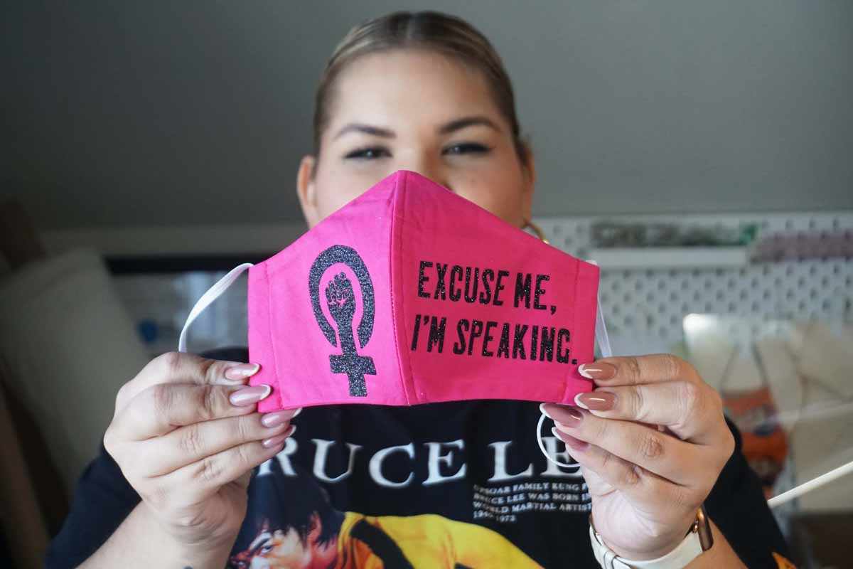 Ashley Nell Tipton - Excuse Me, I'm Speaking face mask