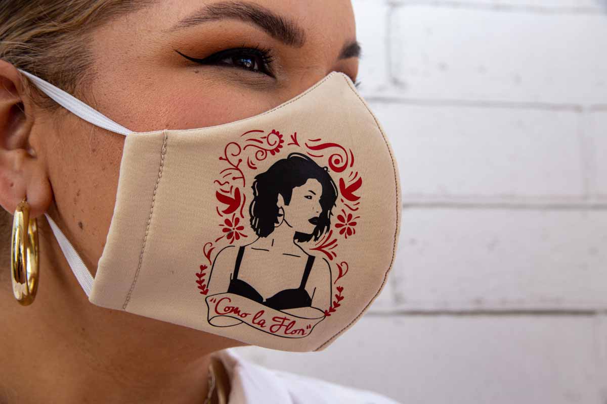 Ashley Nell Tipton - Selena face mask