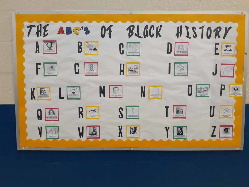 Eboni Pearson - ABCs of Black History Bulletin Board