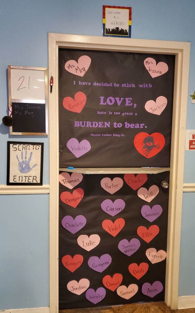 Jessica Manus Black History Classroom Door