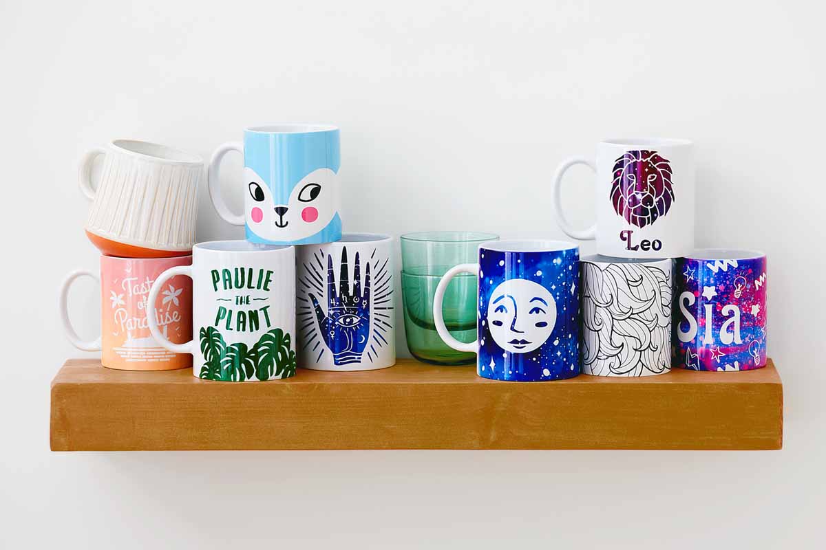Personalized DIY mugs with Cricut