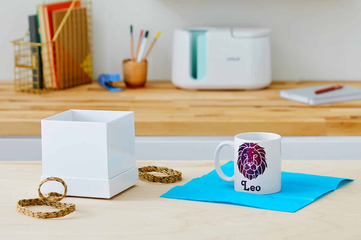 DIY astrological sign mug with Cricut
