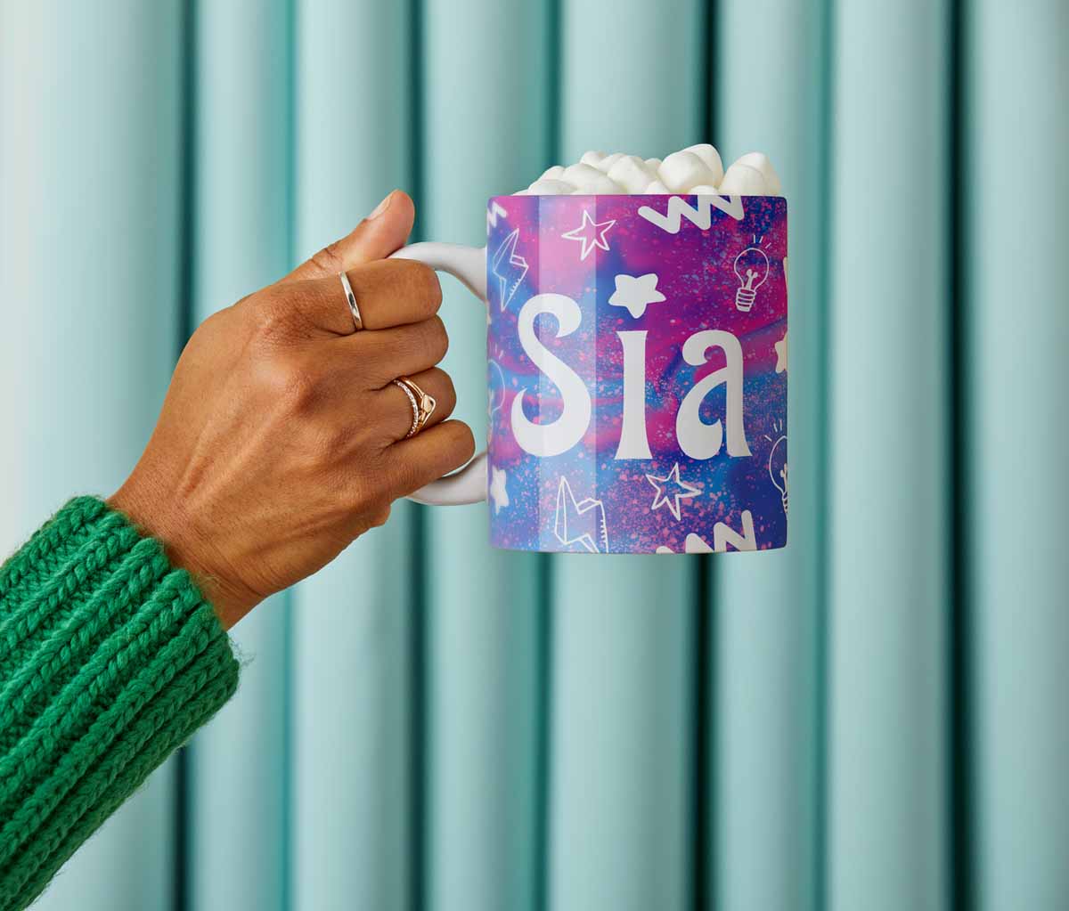 Personalized DIY mug using Cricut Mug Press
