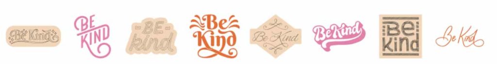Cricut Access image set: Be Kind