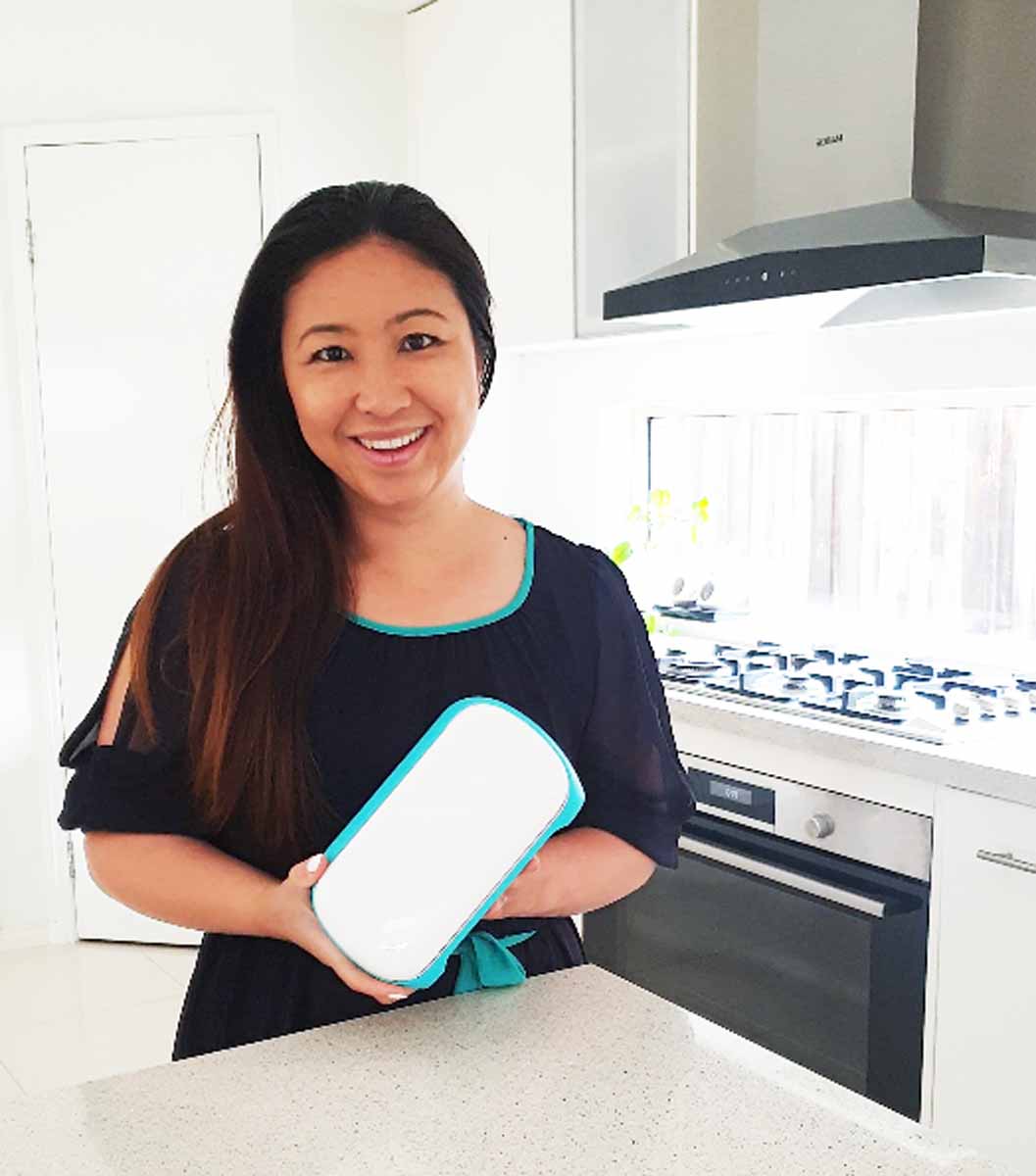 Liz Tu and her Cricut Joy