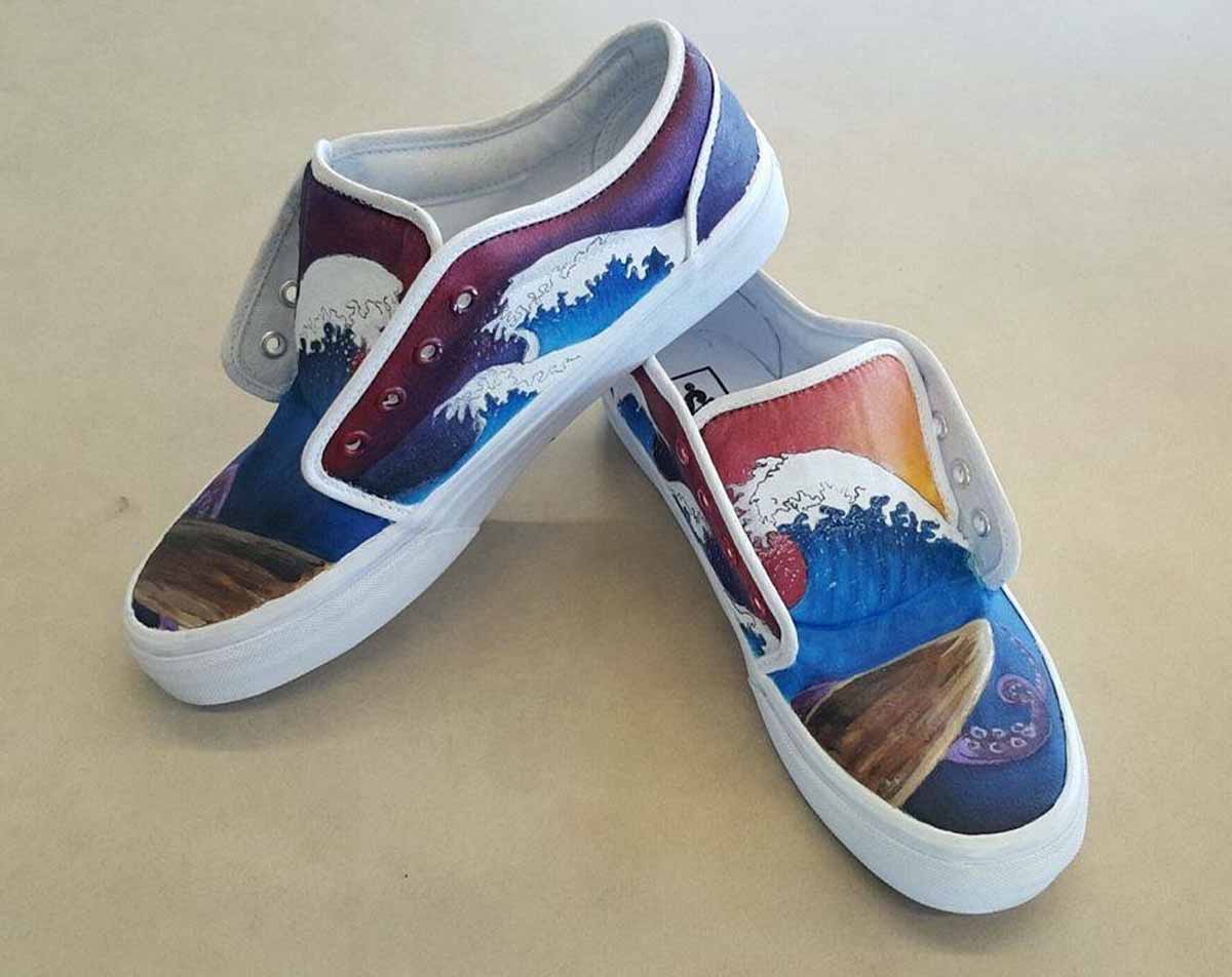 Lam Pham shoe artwork