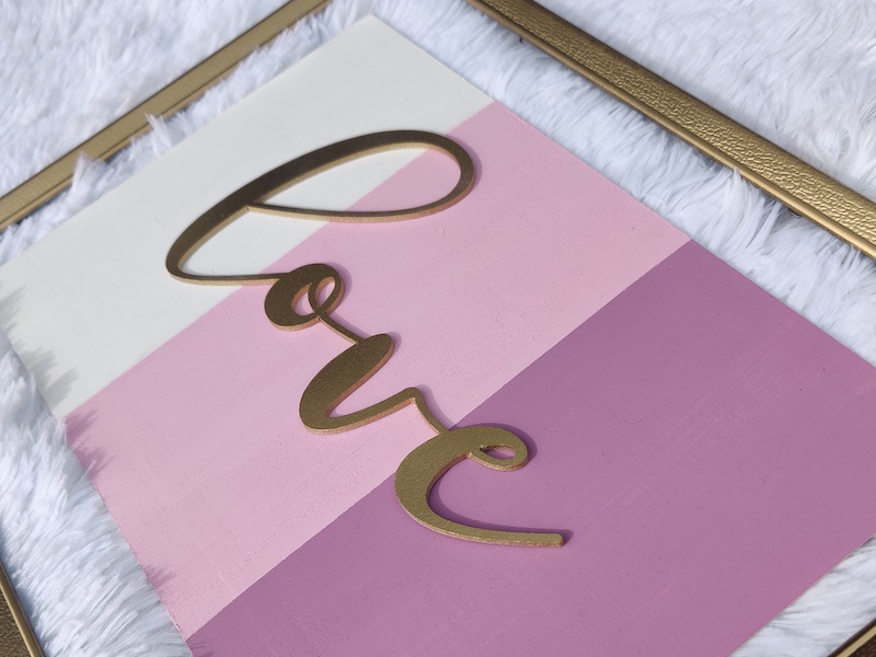 Kecia Pierre - Love sign home decor