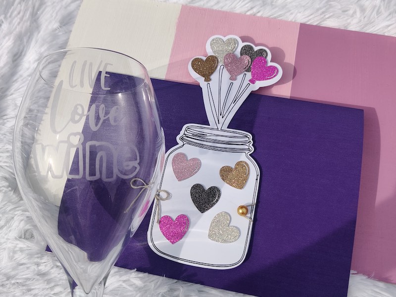 Kecia Pierre - Wine glass and event keepsake