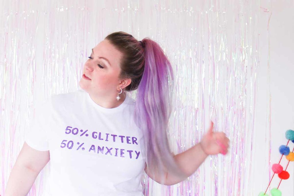 Emma Jewell - 50% Glitter 50% Anxiety shirt