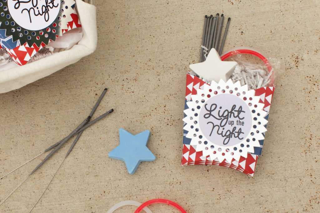 "Light up the night" party favors for the Fourth of July