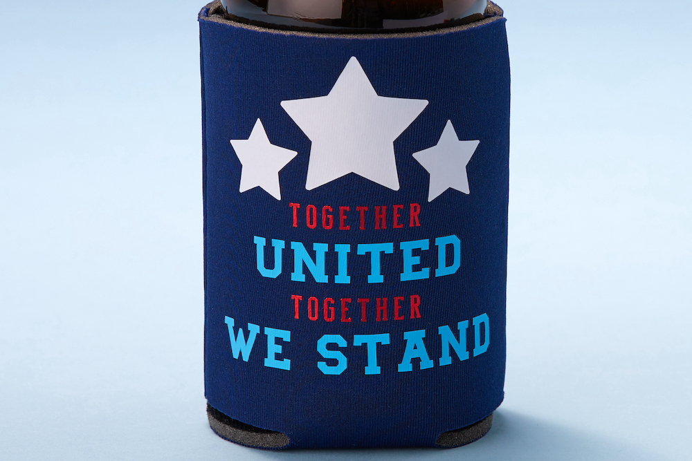 Patriotic Can & Bottle Koozies - 4ct. (2 of Each) - Party Adventure