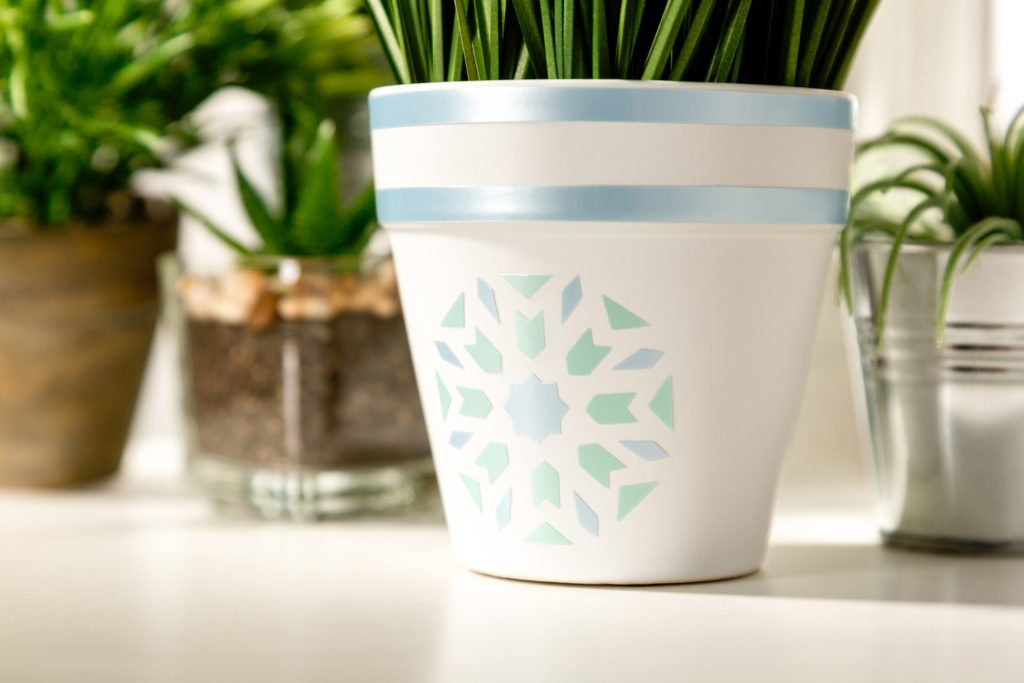 Pastel plant pot