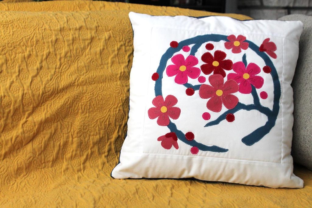 Japan Quilt Block pillow