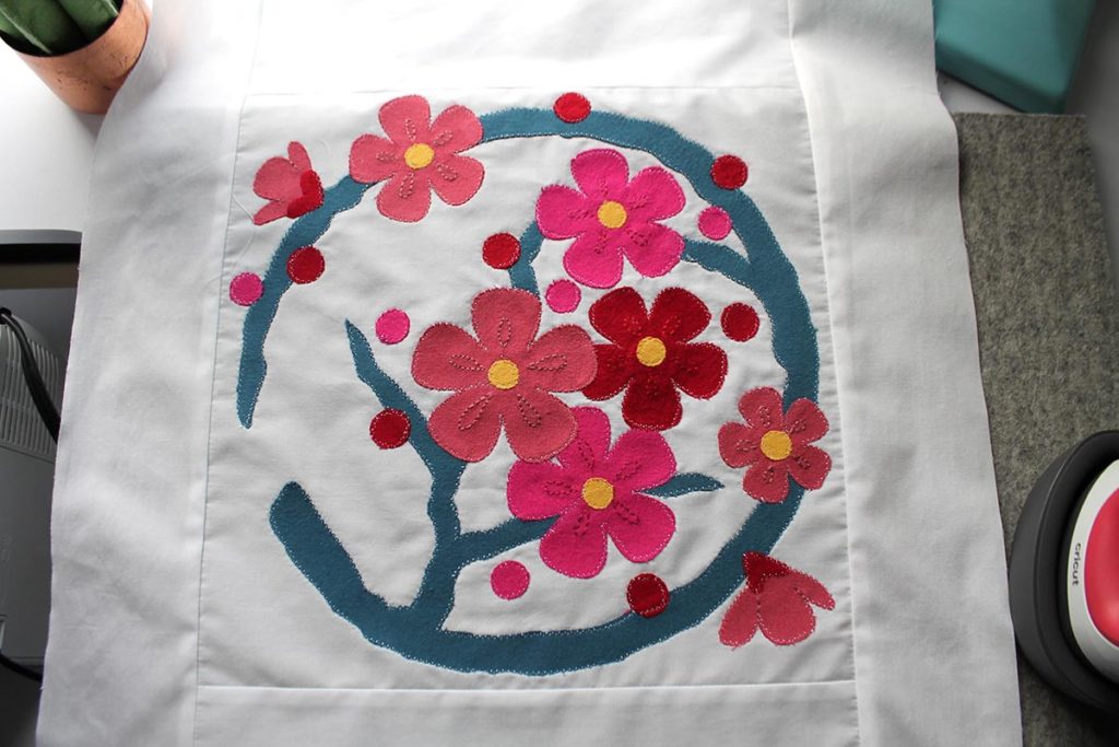 quilt block sashing