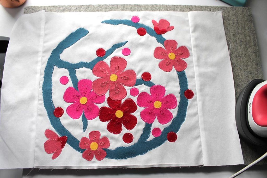 quilt block side strips