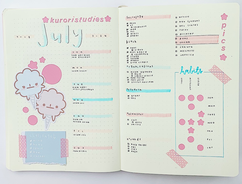 Bullet journaling tips for the backtoschool season Cricut