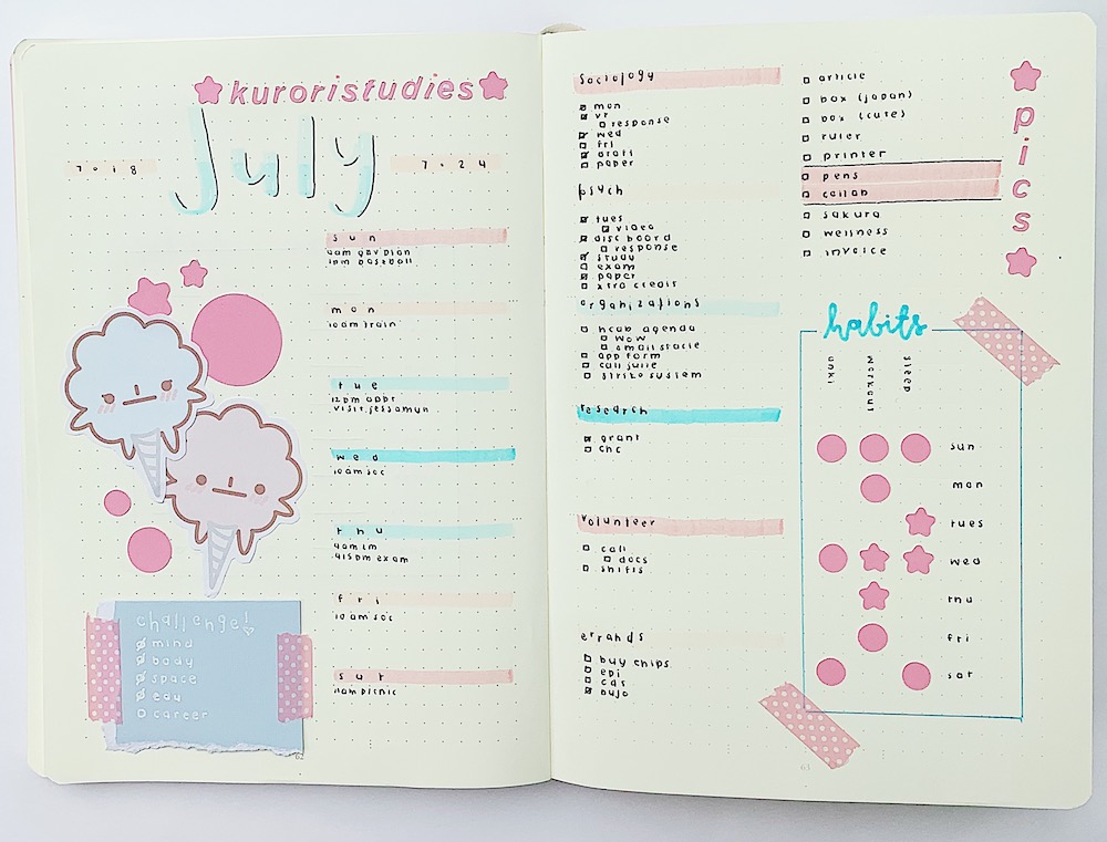 Bullet journaling tips for the back-to-school season – Cricut