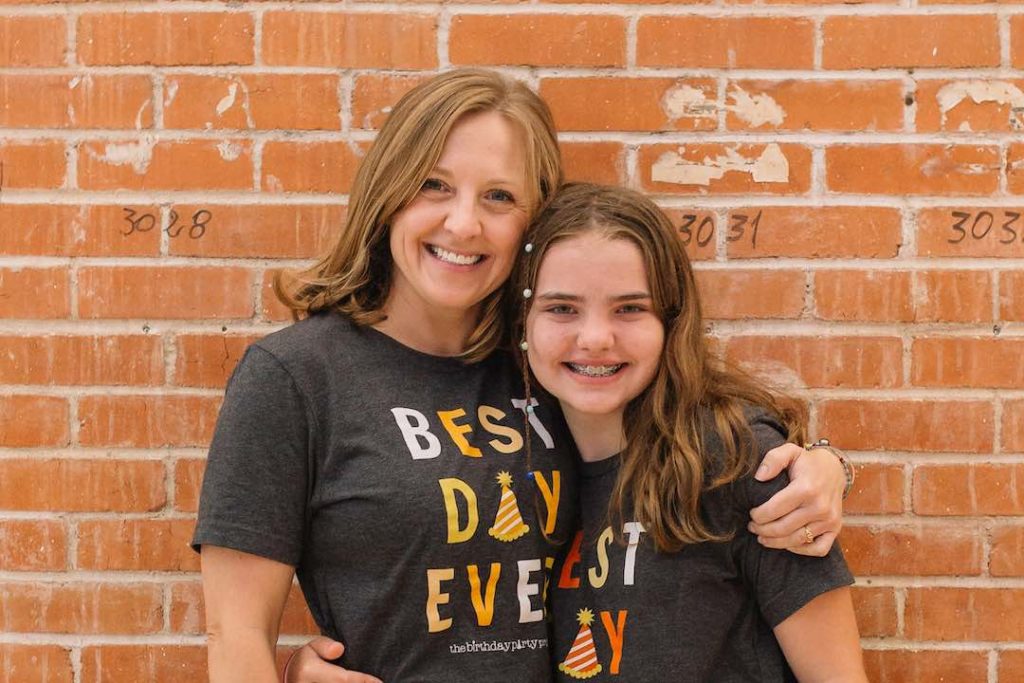 Paige and her daughter, Lizzie.