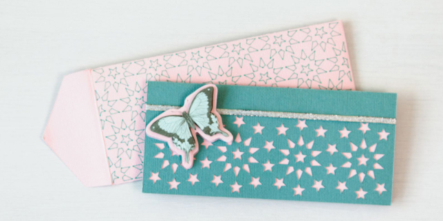 butterfly card envelope