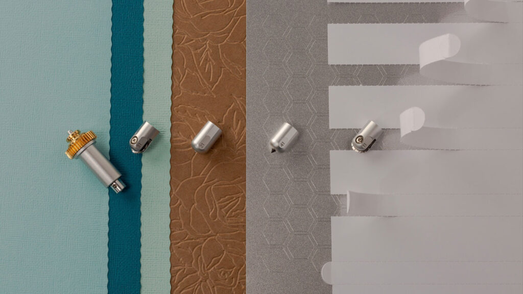 Cricut Maker tools deboss, engrave, score, wavy cut, perforate, foil